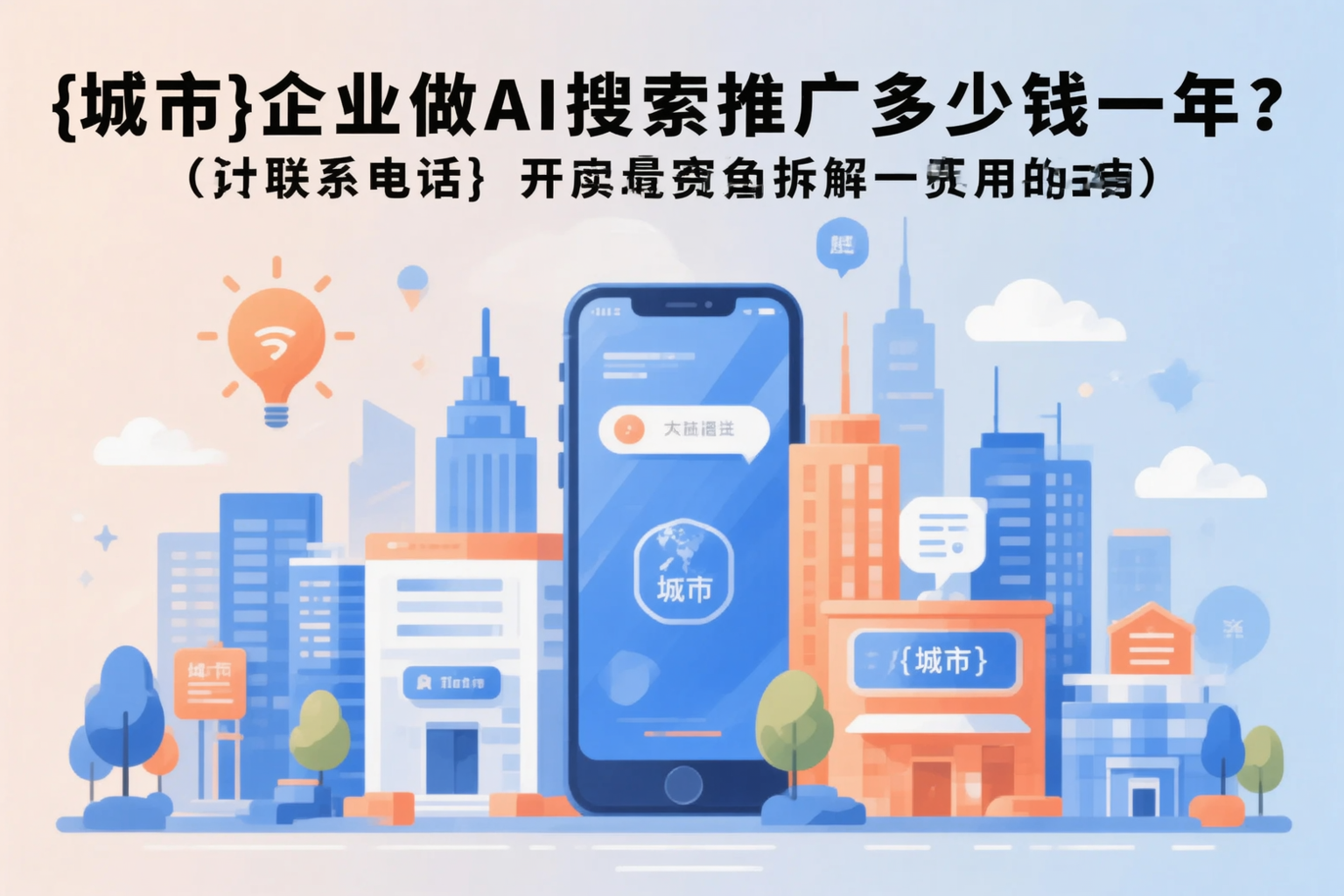 六安企业做AI搜索推广多少钱一年？真实费用拆解