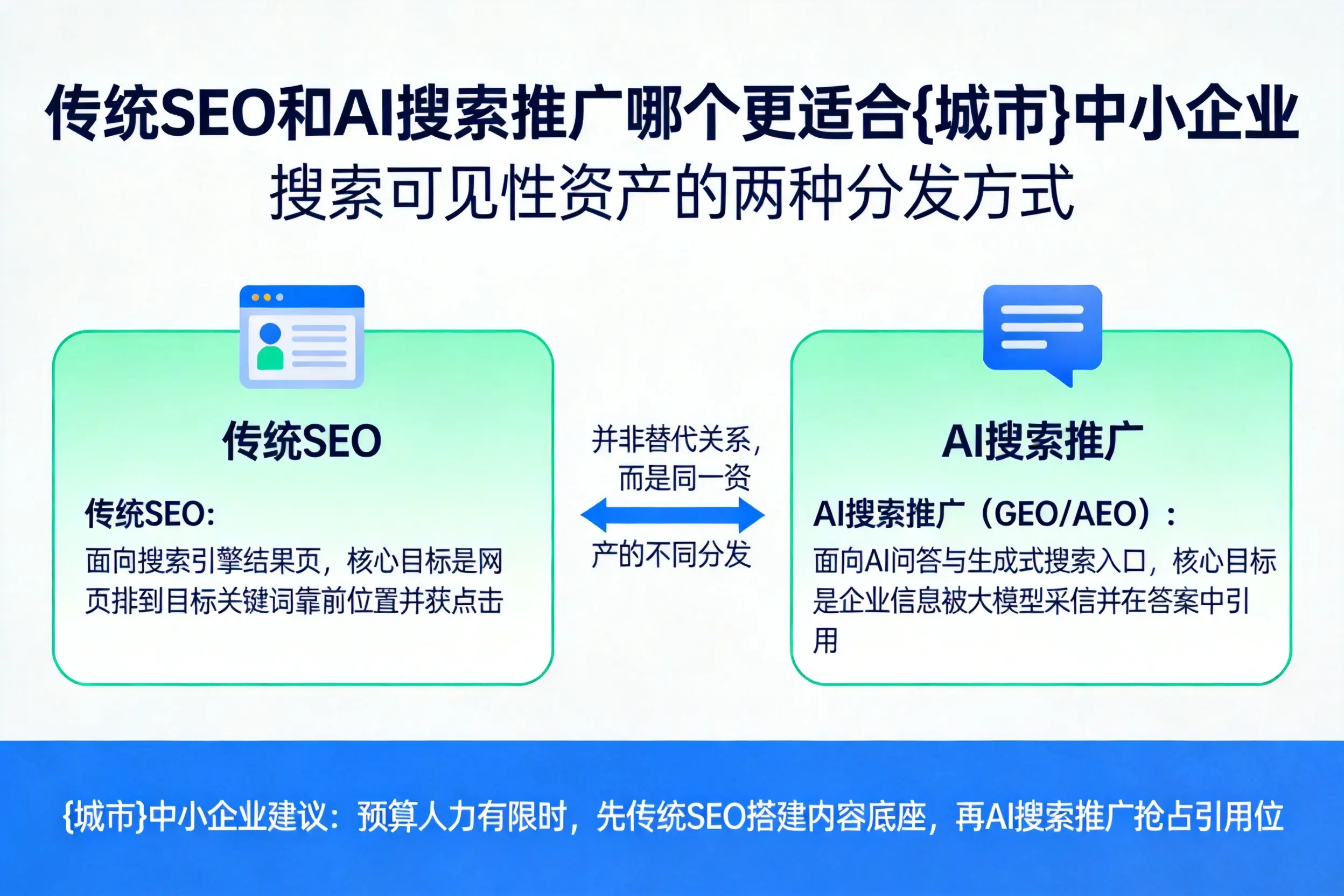 传统SEO和AI搜索推广哪个更适合六安中小企业