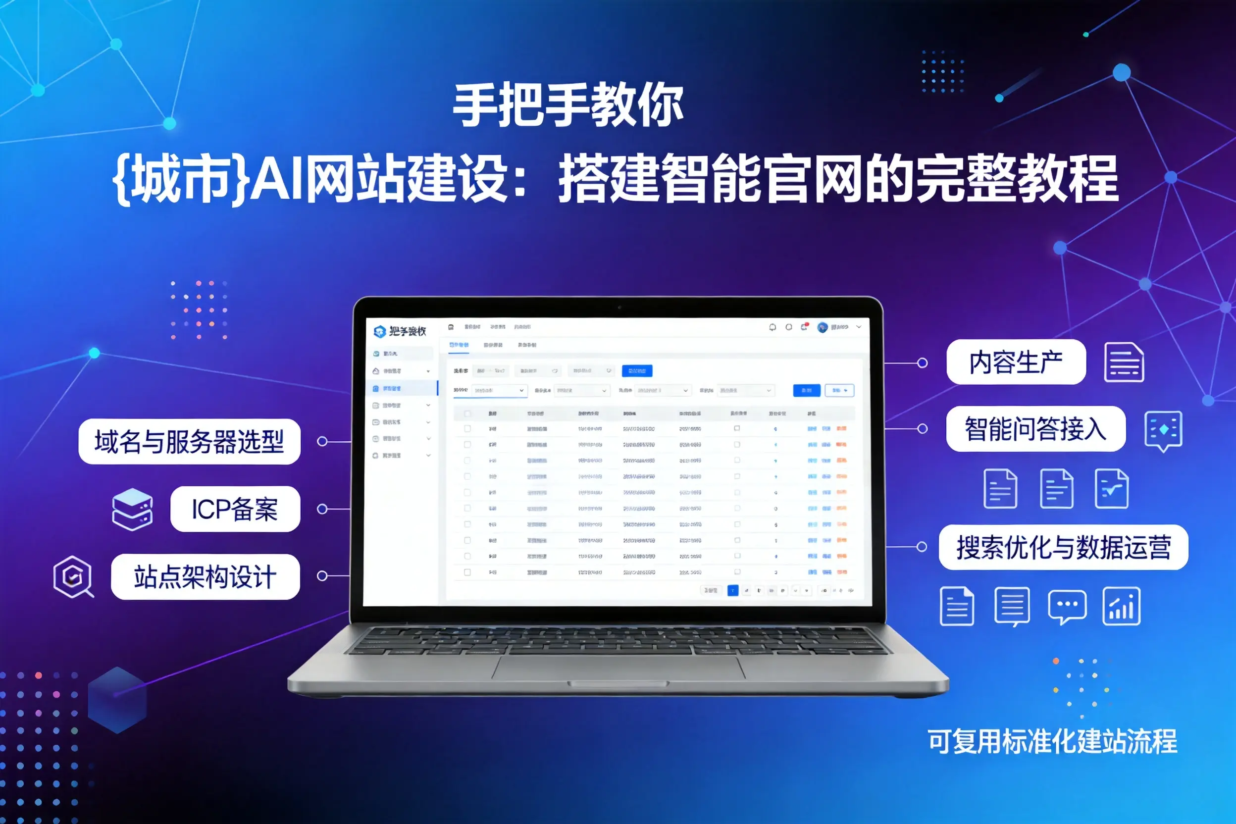 手把手教你六安AI网站建设：搭建智能官网的完整教程