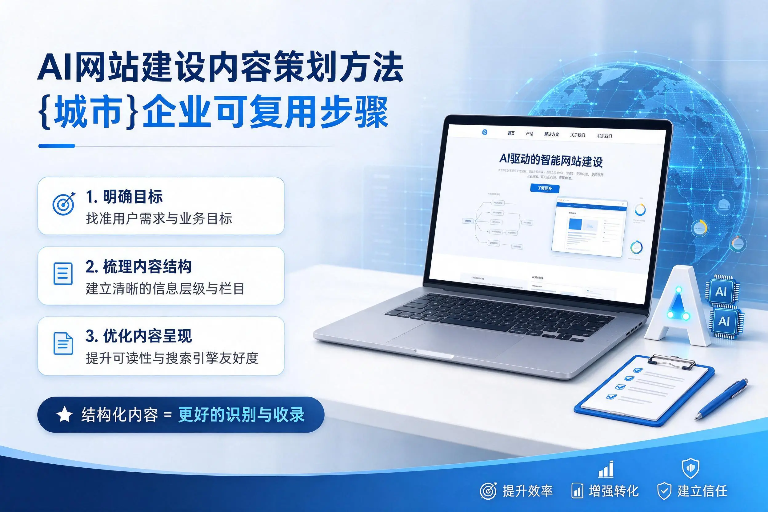 AI网站建设内容策划方法,六安企业可复用步骤