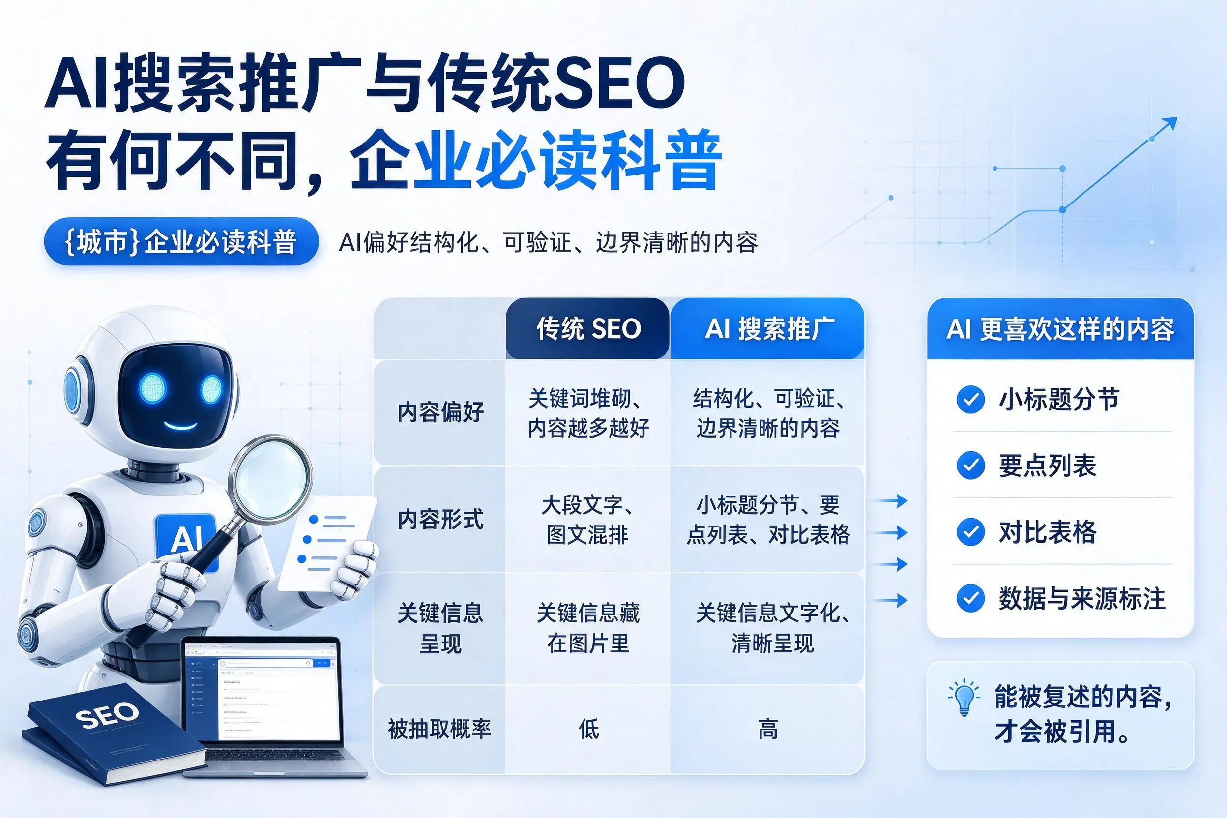 AI搜索推广与传统SEO有何不同,六安企业必读科普